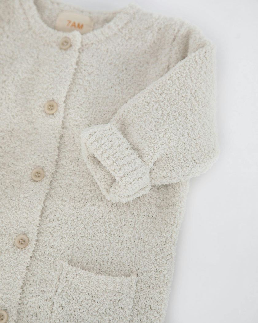 Long Sleeve Jumpsuit - Fuzzy