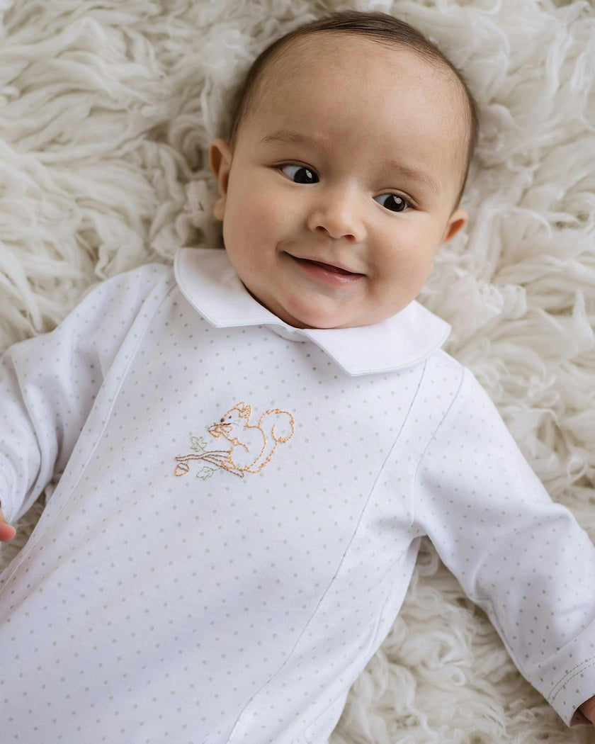 Pointed Collar Little Gown