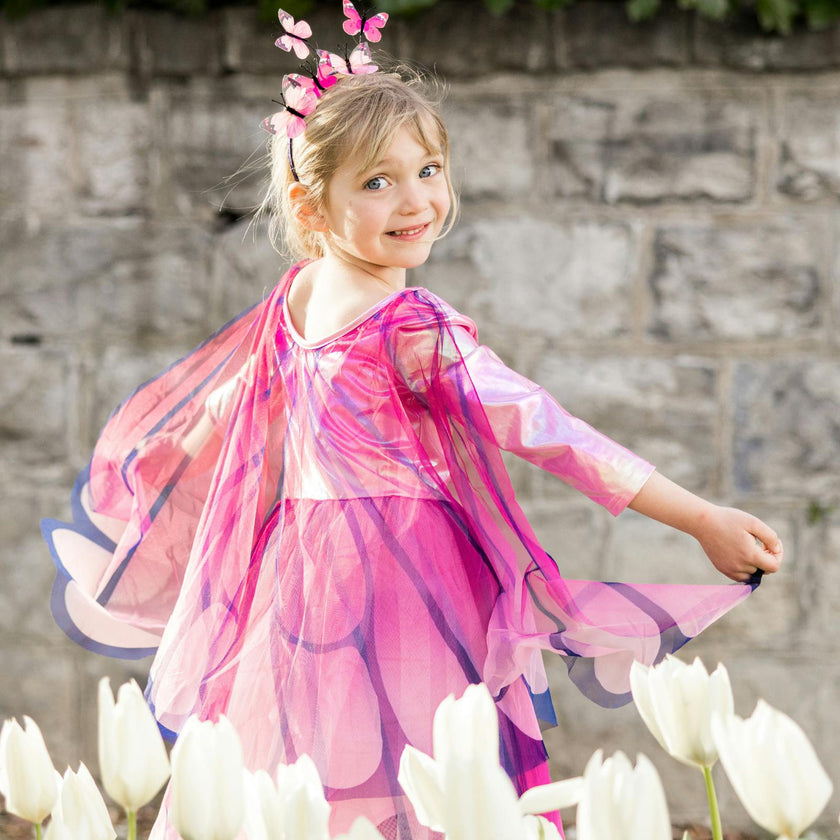 Butterfly Twirl Dress with Wings