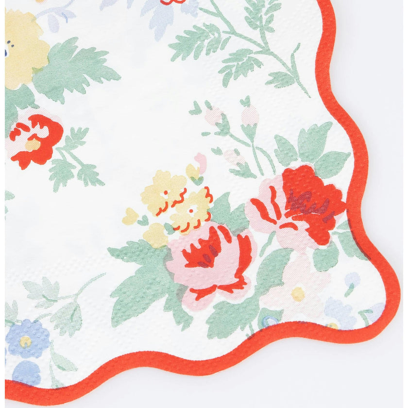 Vintage Floral Small Napkins