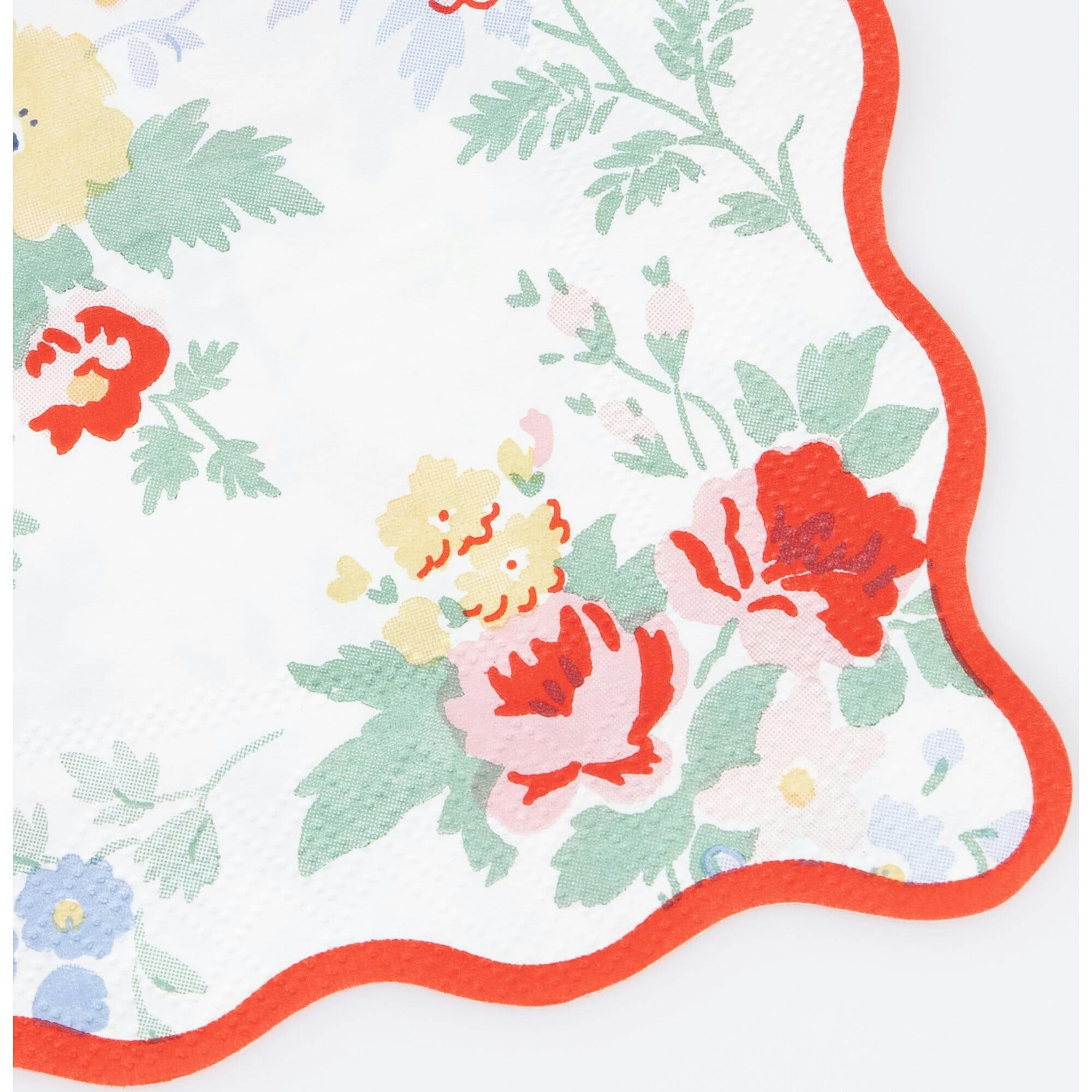 Vintage Floral Small Napkins