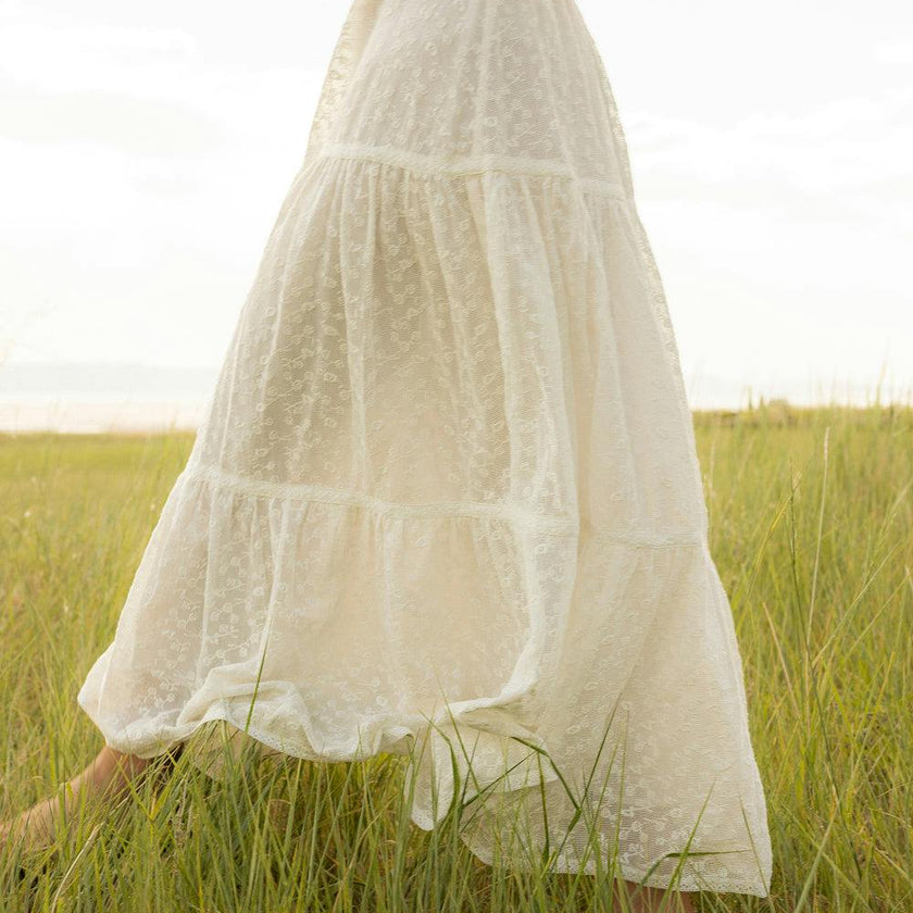 Alaina Dress in Ivory