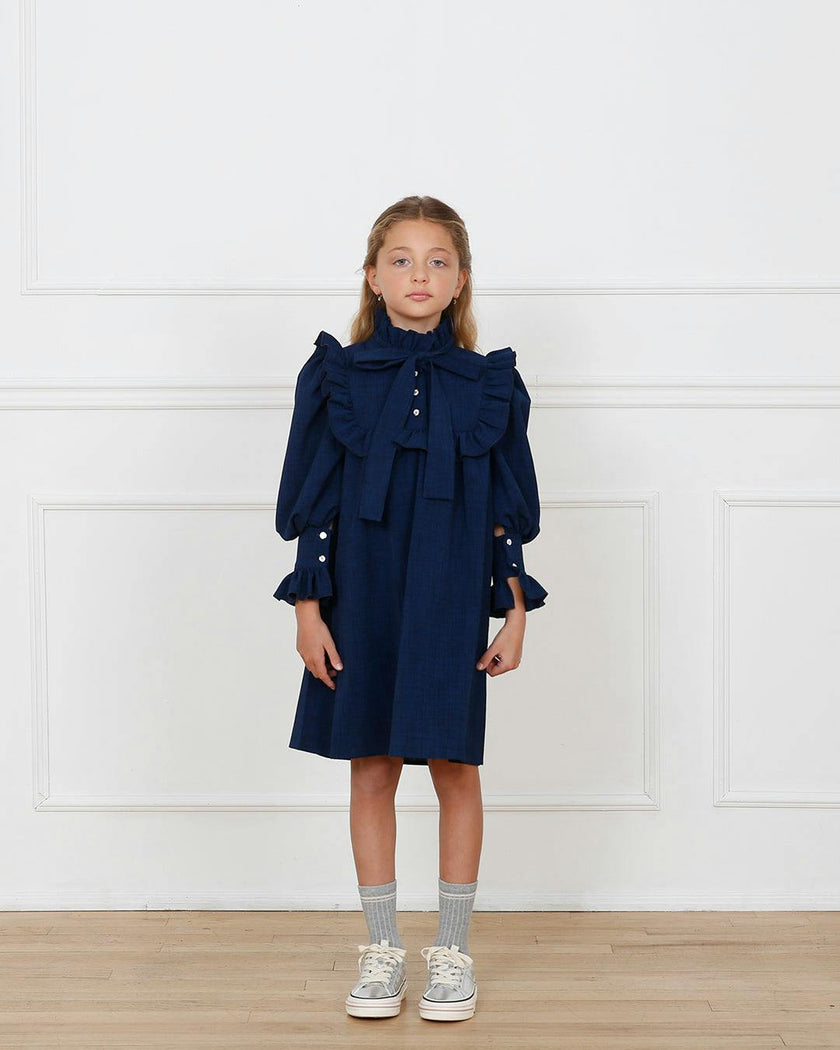 Brigitte dress (dark sapphire blue)
