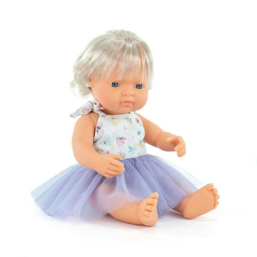 My Friends and Me Collection Baby Girl Doll with Blonde Hair and Hearing Implant - 15"