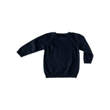 Navy Intarsia Knit Sweater