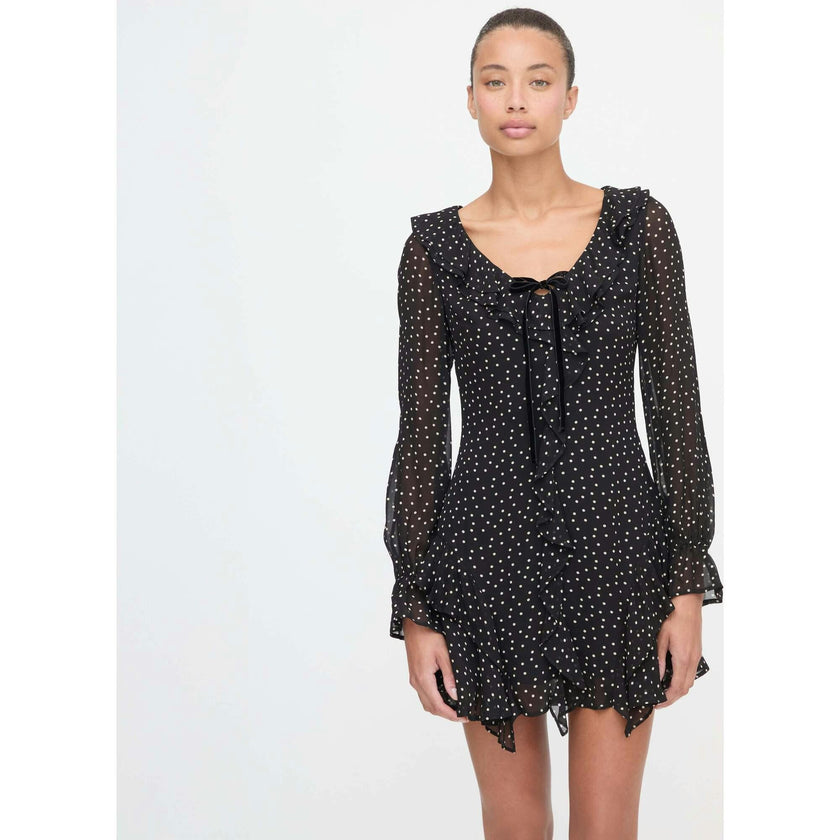 The Bridget Dress - Black Polka Dot