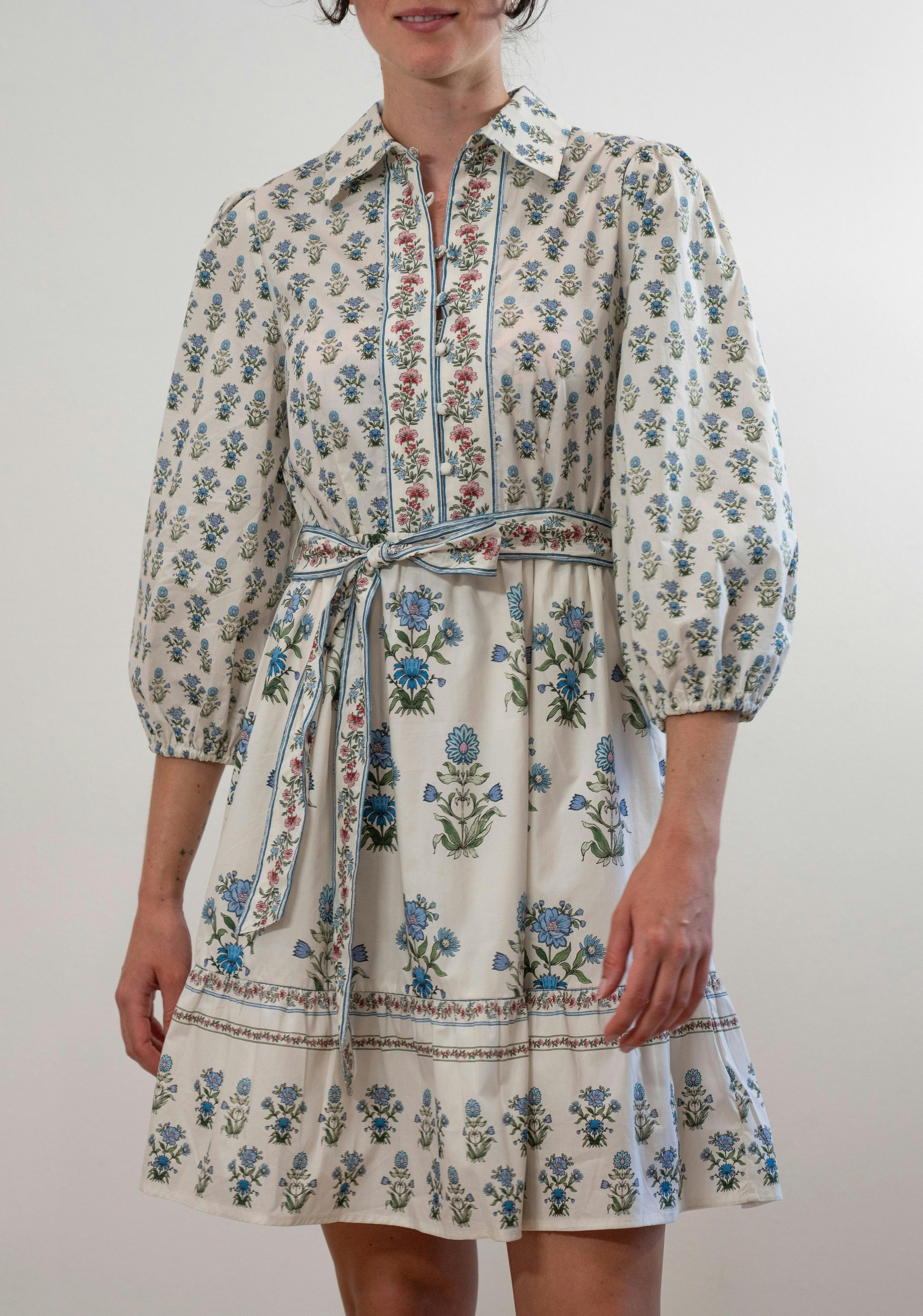 Halle Mini Dress in Party on Prairie