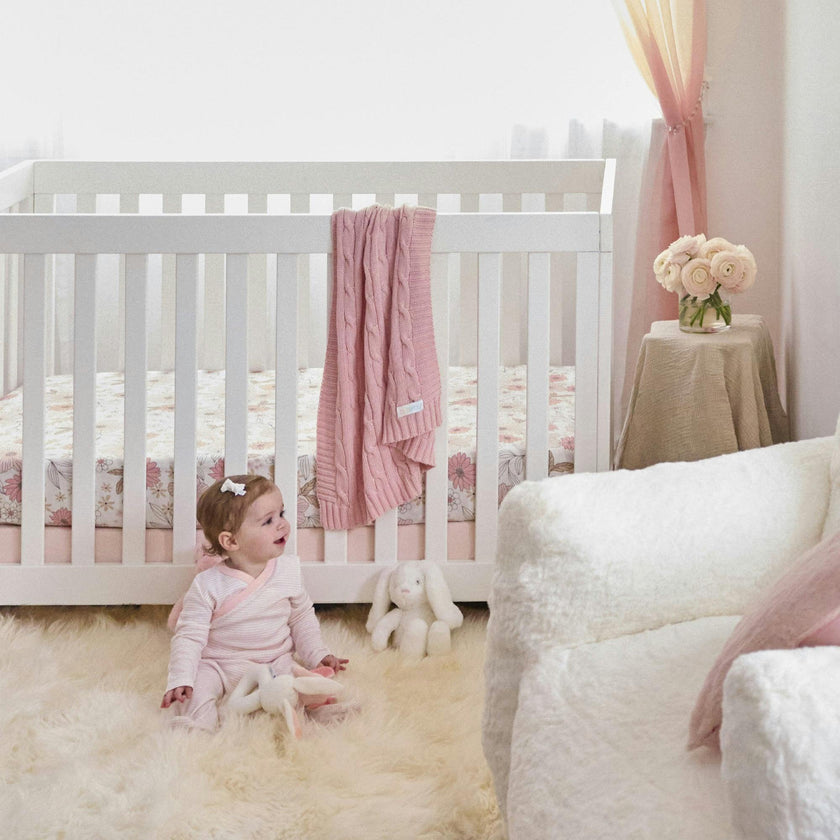 FRANKIE Fitted Crib Sheet