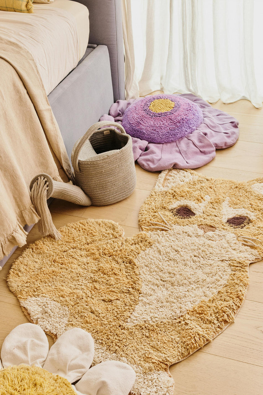 Washable Rug Ginger the cat