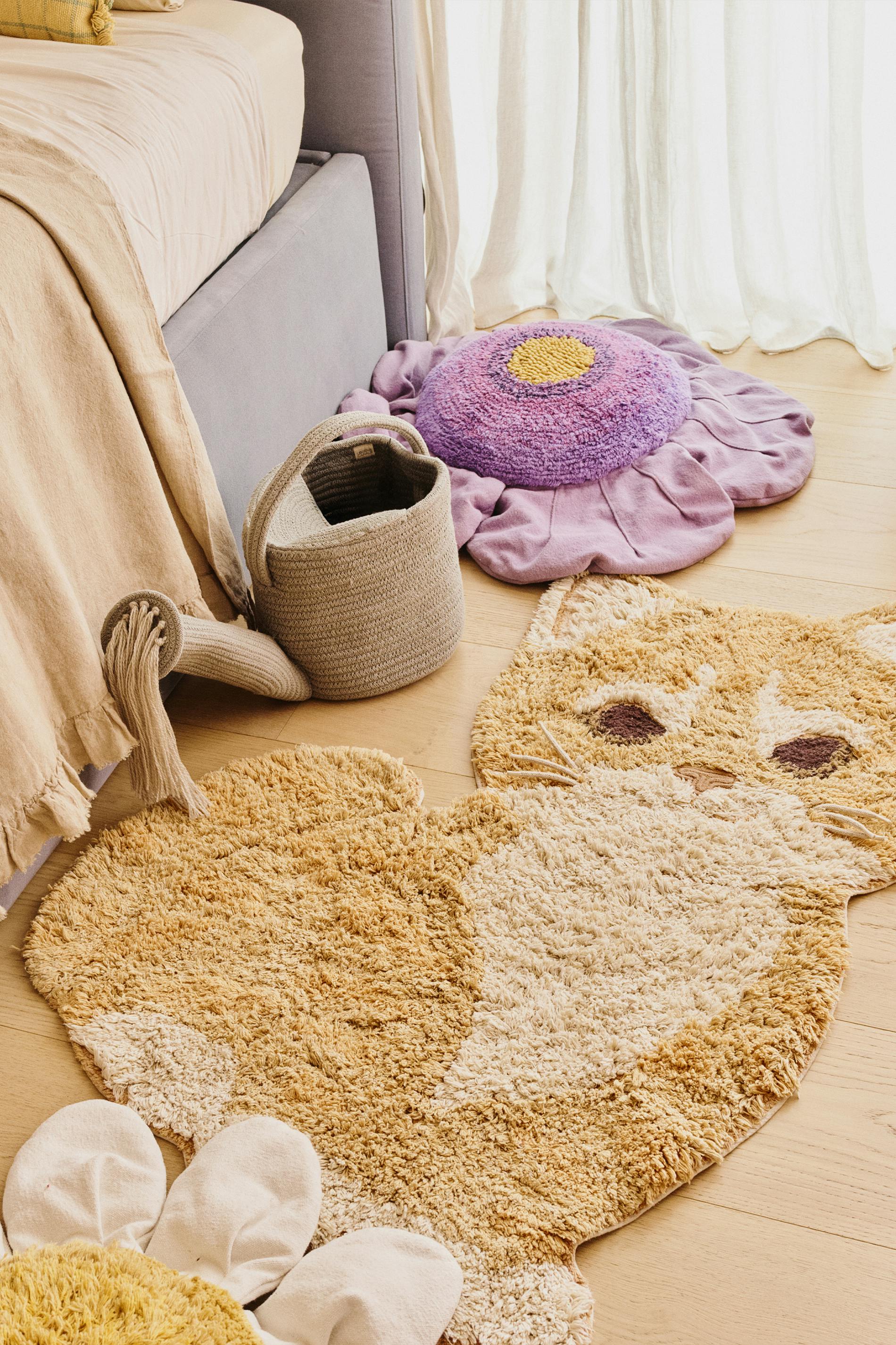 Washable Rug Ginger the cat