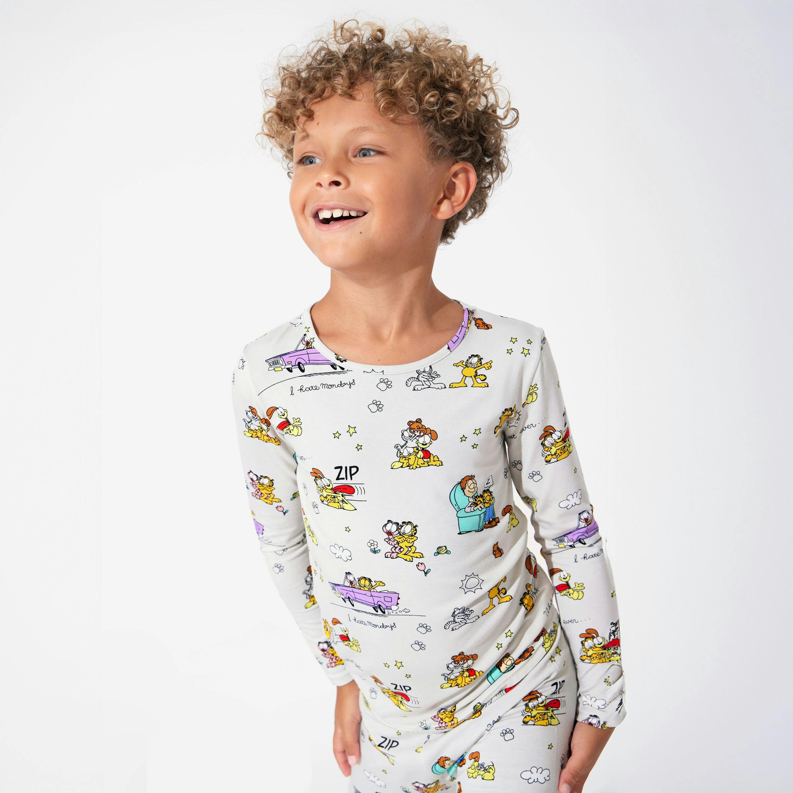 Garfield & Friends Bamboo Kids Pajamas
