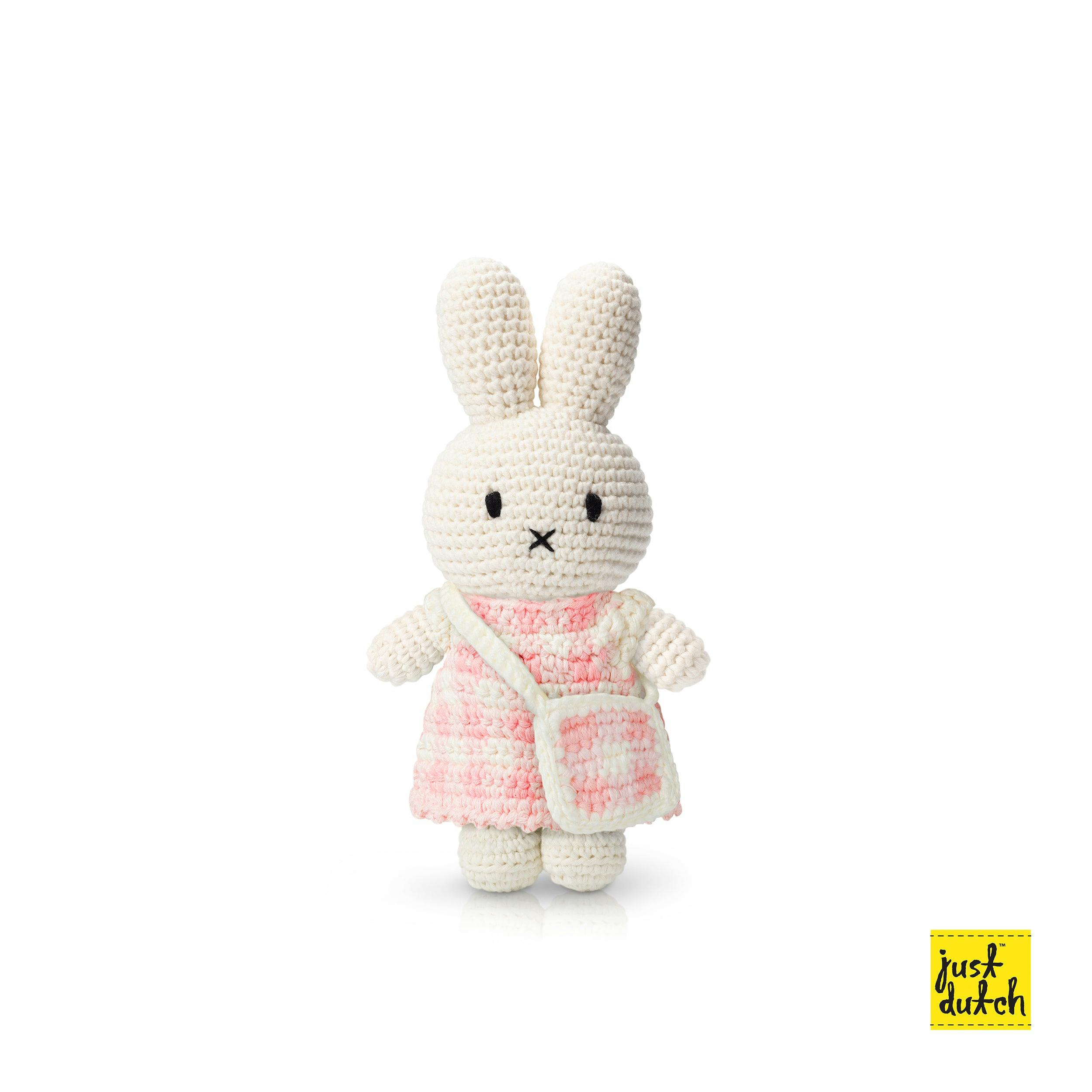 Miffy in Gingham Dress Crochet Doll
