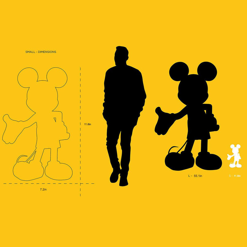 Mickey Mouse STAR STYLE Black & Grey 12in
