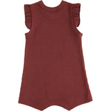 Red Burgundy Ruffle Modal Shortie