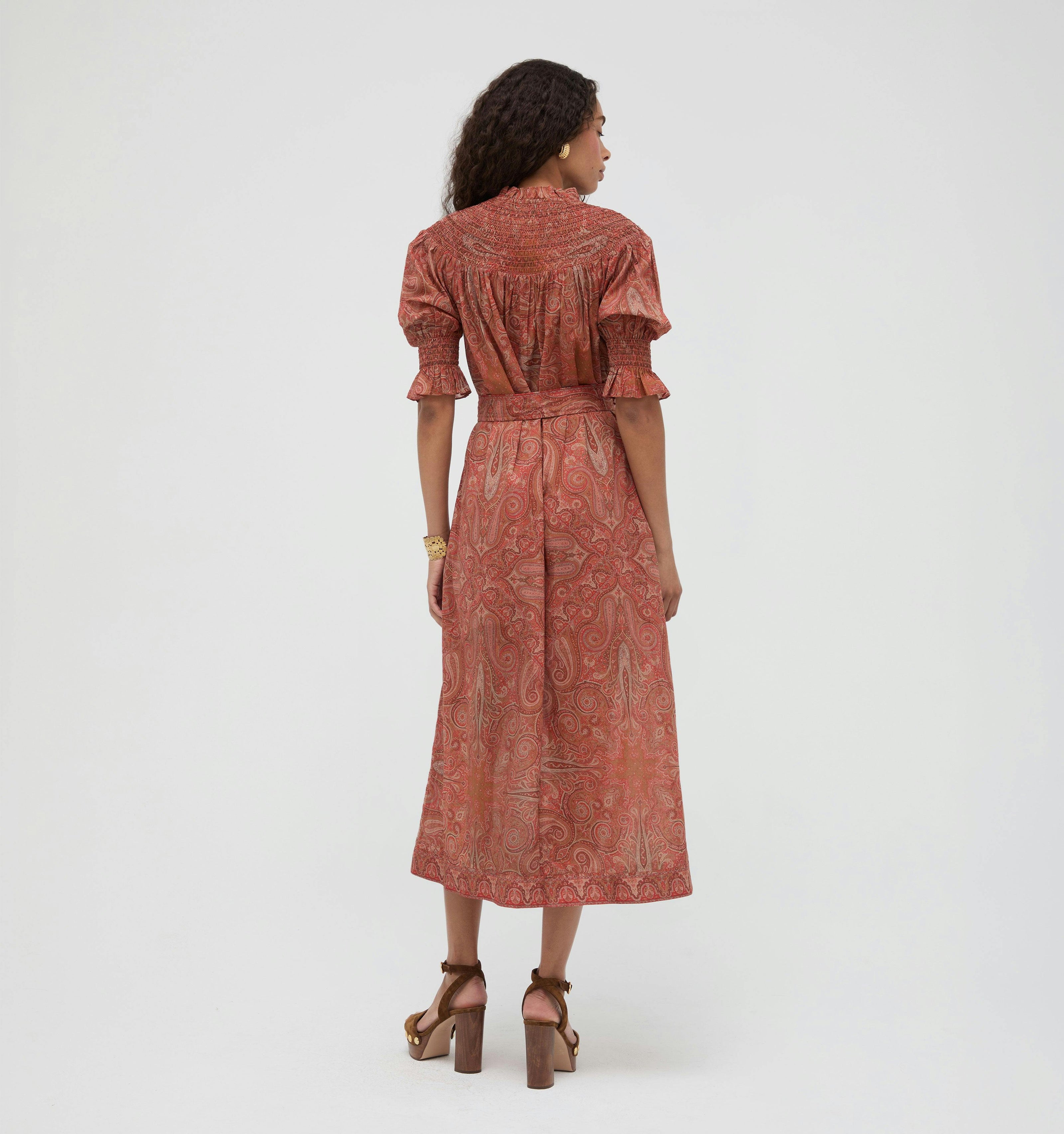The Zinnia Maxi Dress -  Cypress Paisley