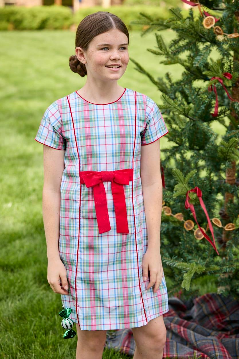 Cora Dress - Douglas Plaid