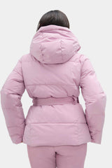 Hedy Belted Puffer Amethyst
