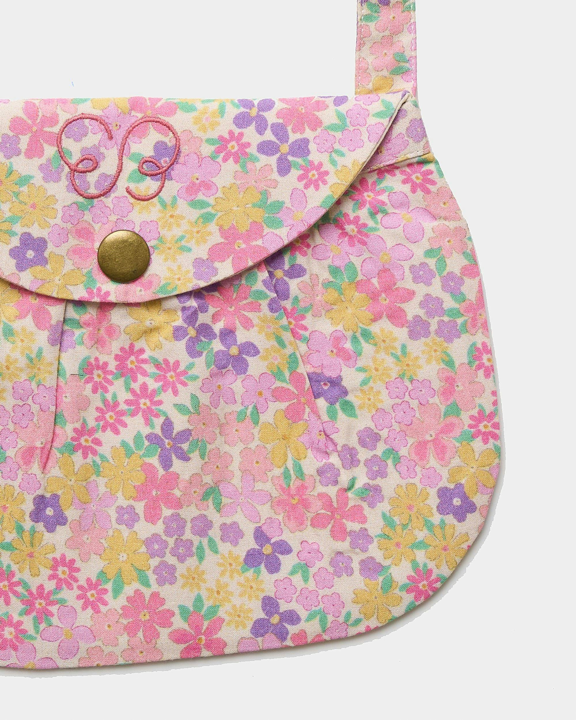 Hudson Purse - Emma Floral Purple