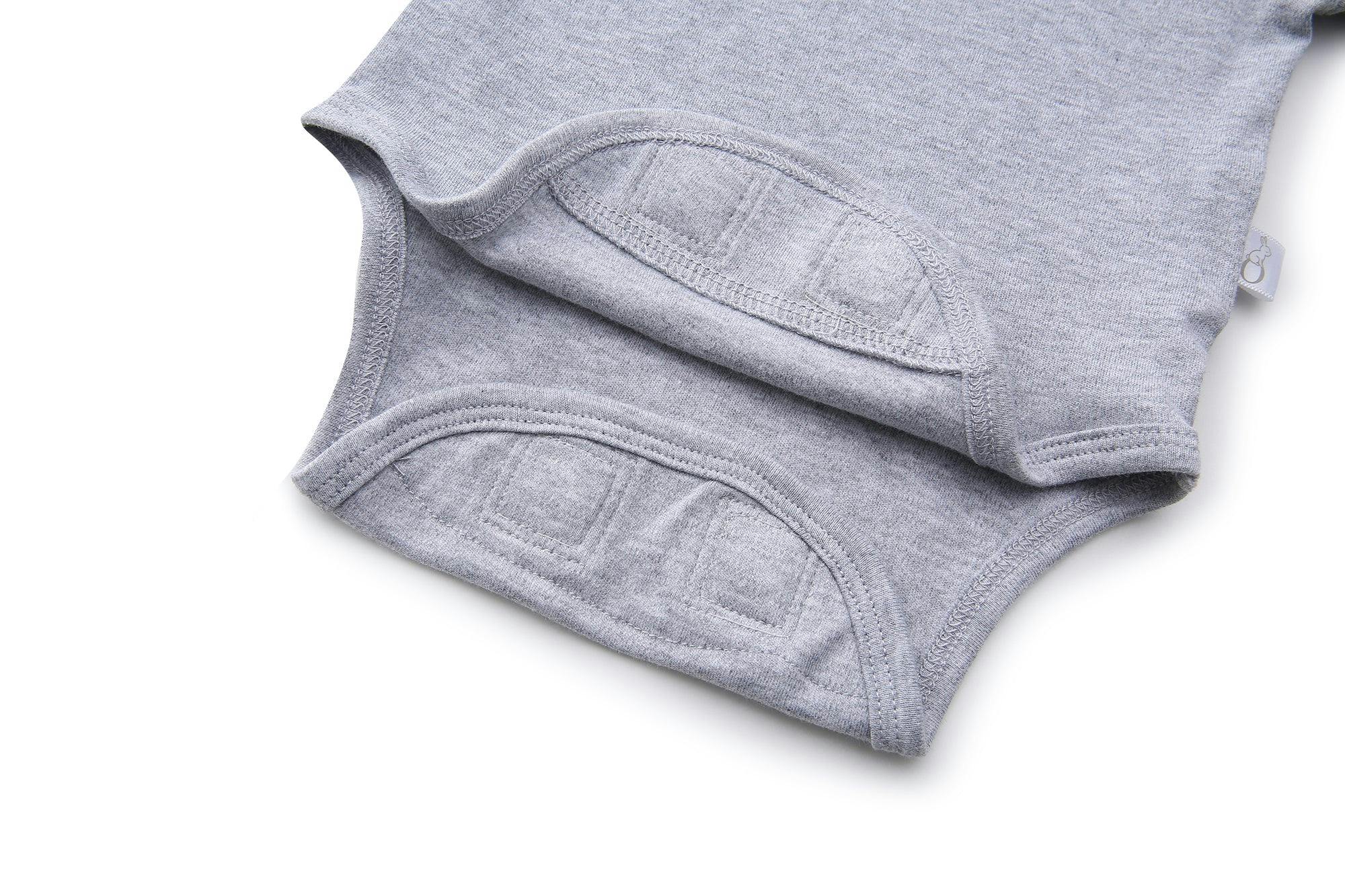 Baby Bodysuit 2-Pack - Grey