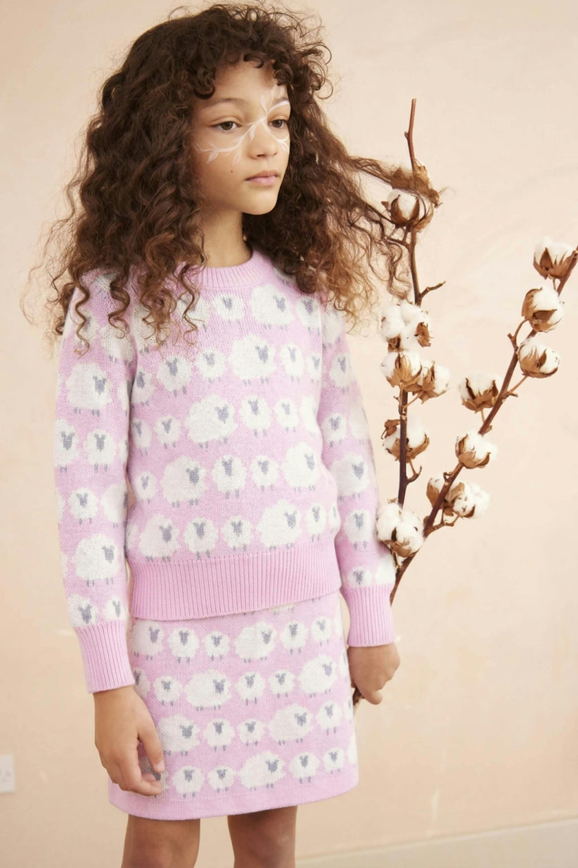 Little Bo Peep Jumper | Bubble Gum