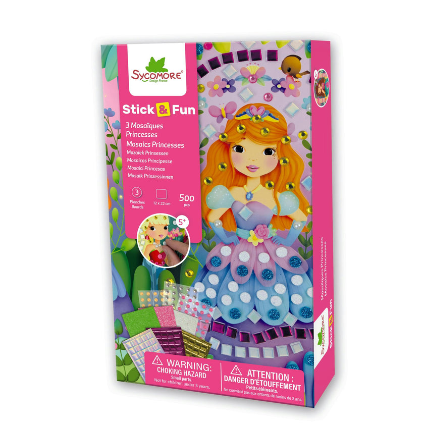 Stick'N Fun - XS Mosaics Princesses - 5y+