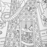 EIFFEL TOWER COLORING POSTER