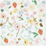 Elegant Floral Small Napkins