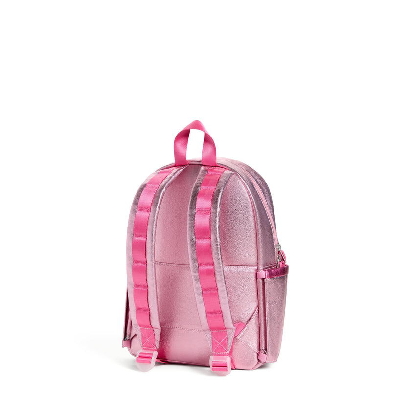 Kane Mini Backpack, Metallic Patchwork Bows