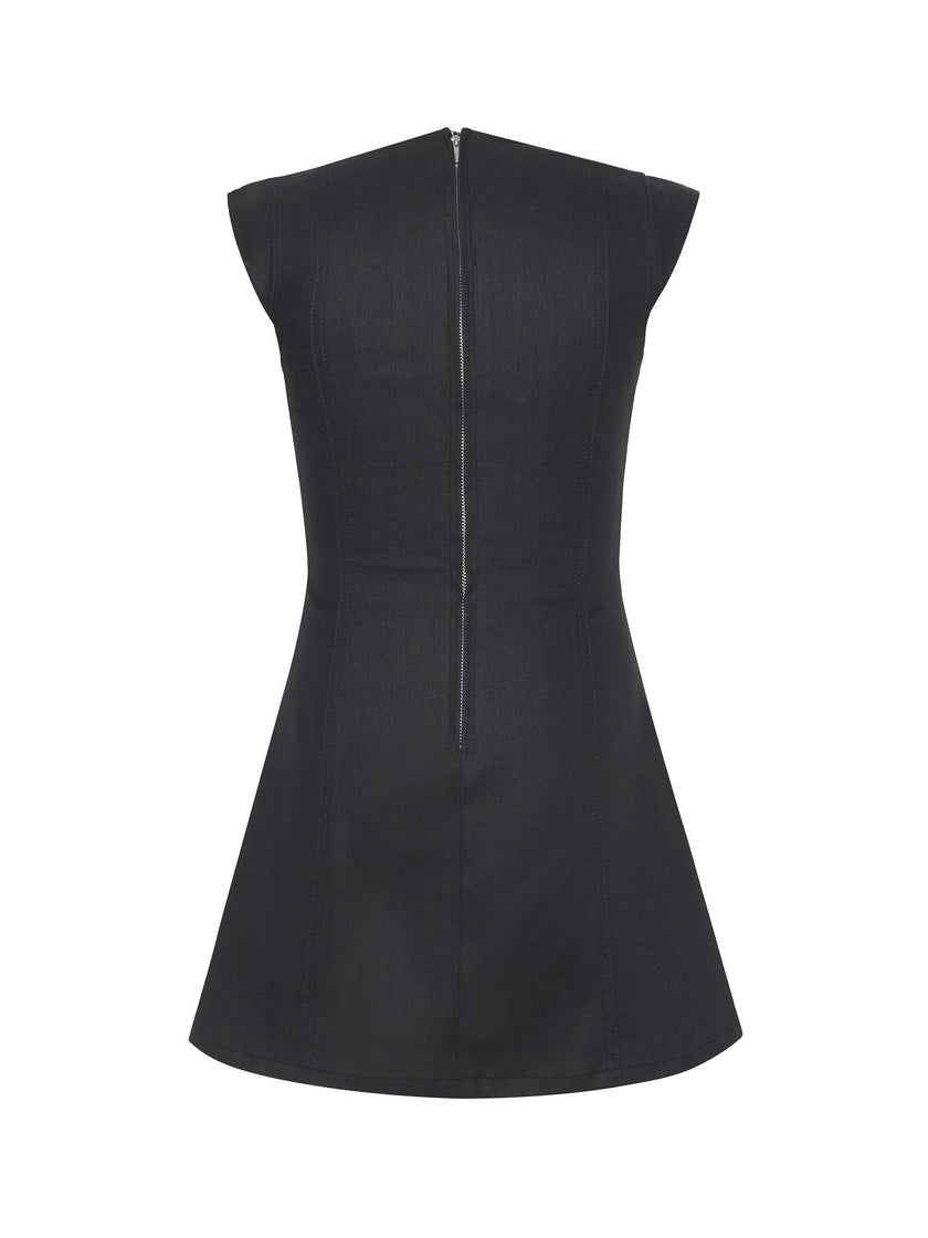 Bety Cap Sleeve Denim Dress | Nightspell Coated