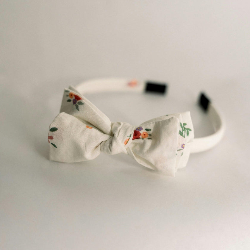 Three Little Bows Headband | Summer Petals