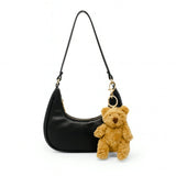 Teddy Charm Shoulder Handbag