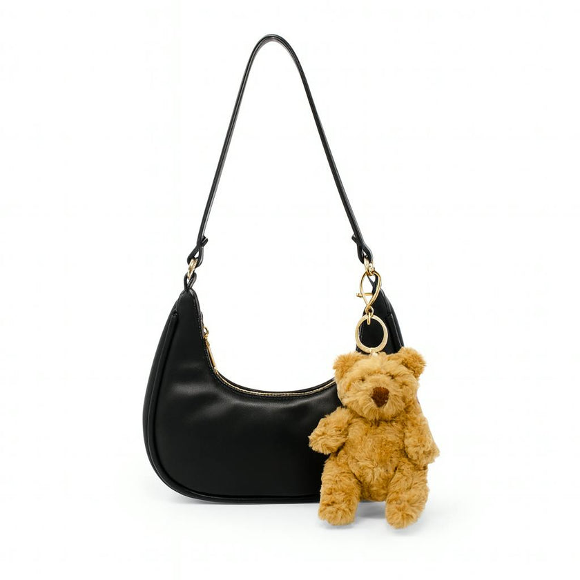 Teddy Charm Shoulder Handbag