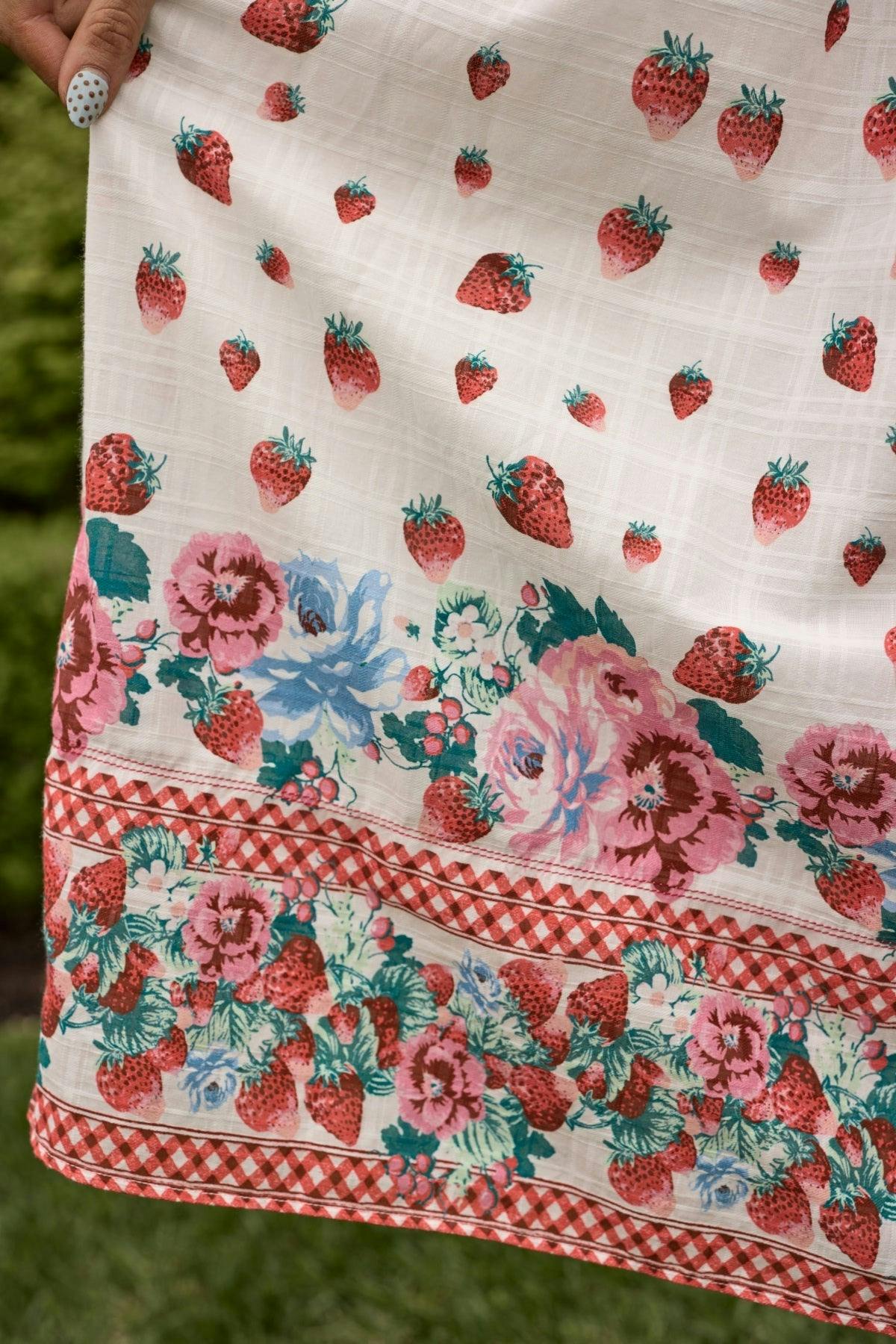 Sadie Dress in Strawberry Vintage Tier