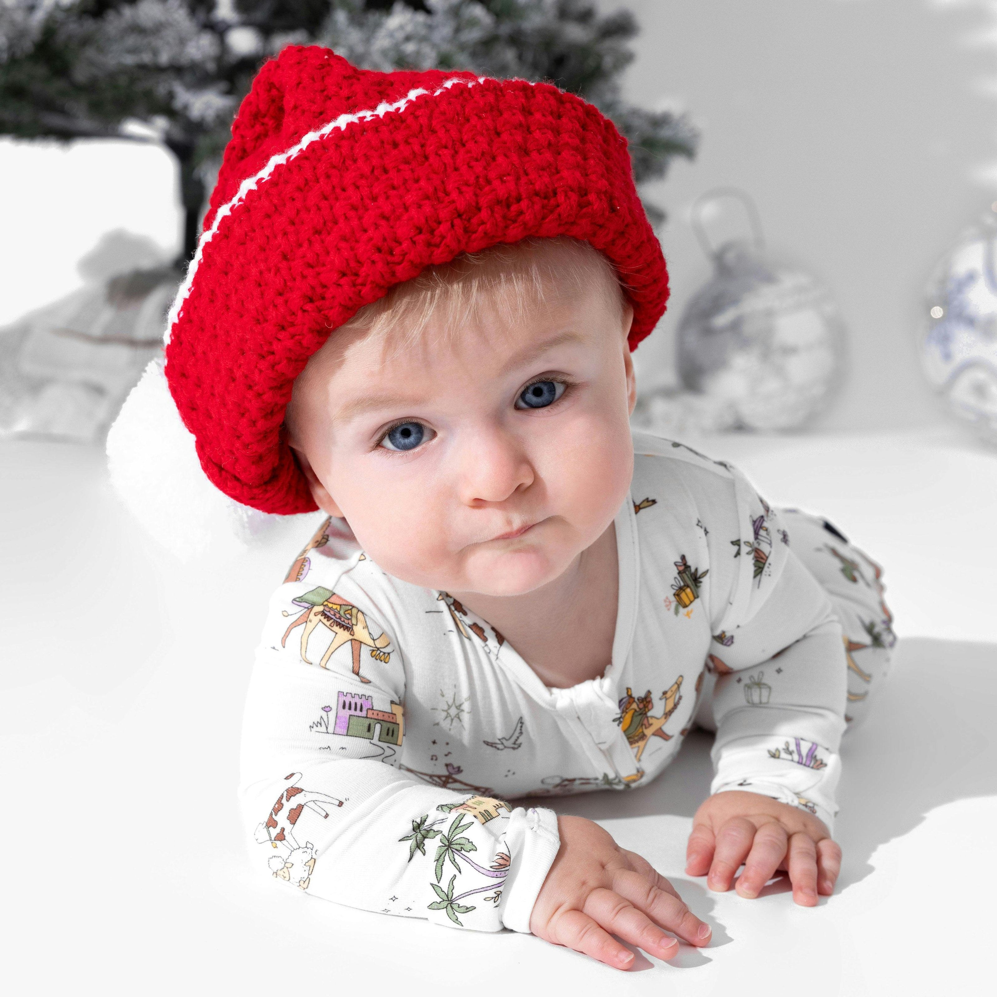 Yuletide Bamboo Convertible Footie