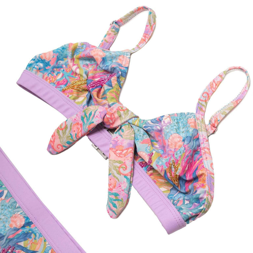Hand Beaded 3 Piece Swim Set