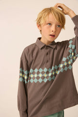 Midnight Slate Check Polo