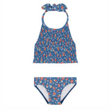 girls chatham floral smocked halter bikini