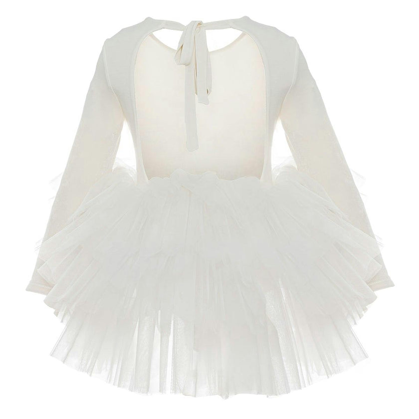 White Bloom Tutu Dress