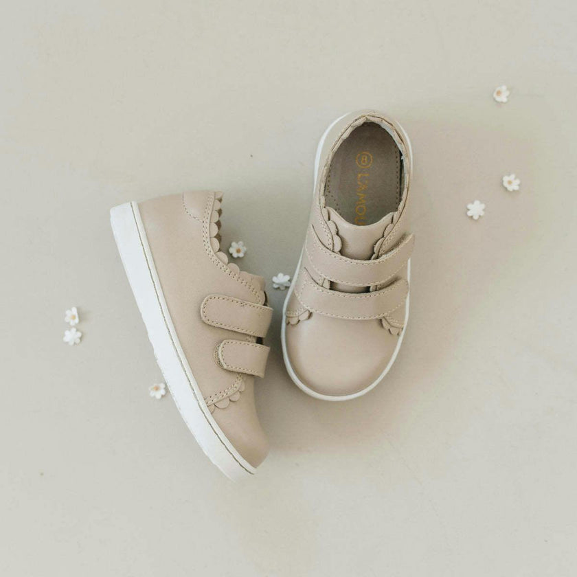 Caroline Scalloped Sneaker