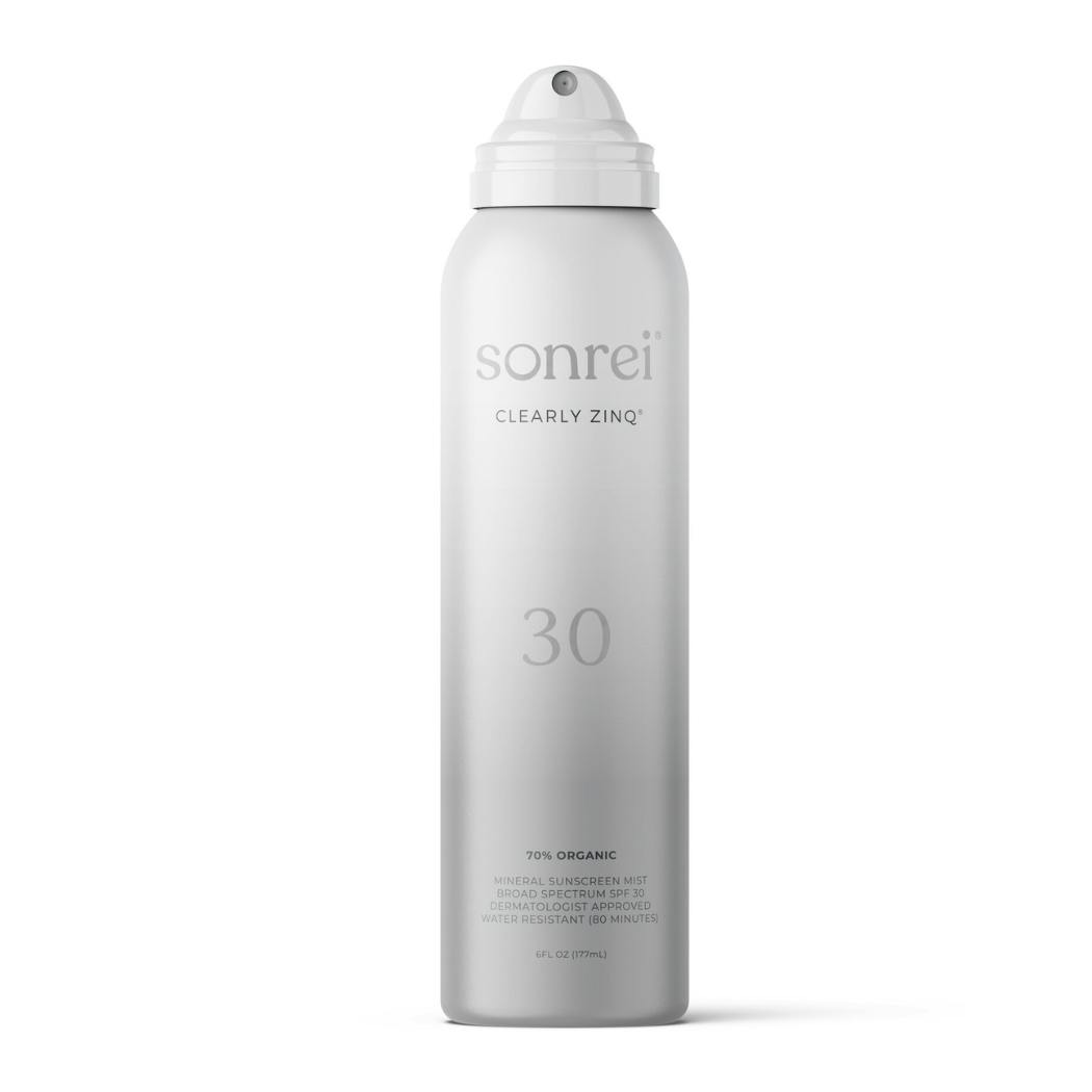 Clearly Zinq Organic SPF 30 Mineral Body Mist Sunscreen