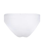 Women's White Low Waisted Bikini Bottom