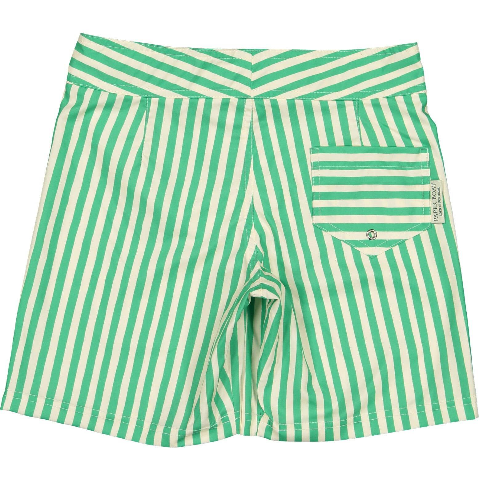 Pop stripes surfer swim shorts