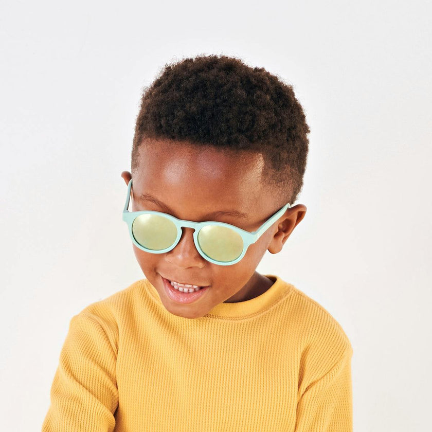Polarized Keyhole: Seafoam Mirrored Lens
