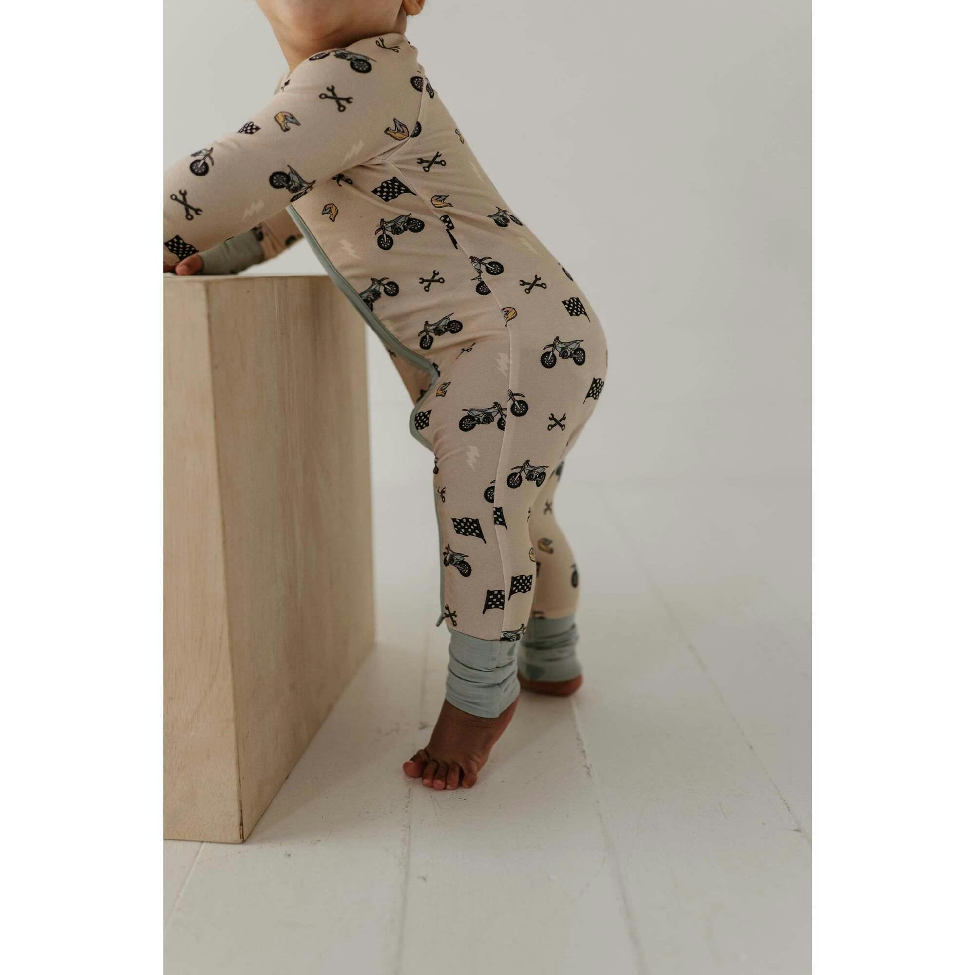 Long Sleeve Zip Romper