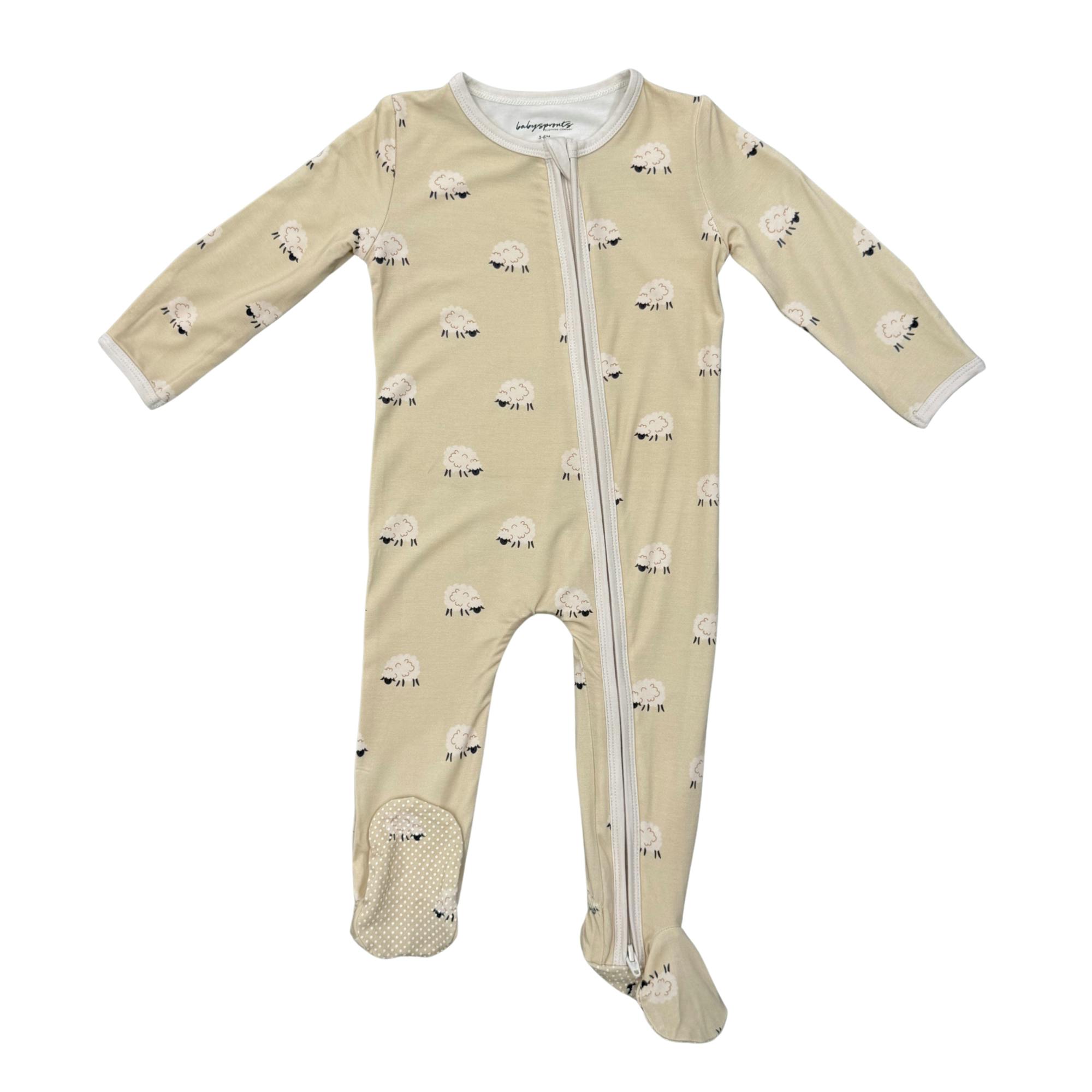 Footie Romper in Sheep