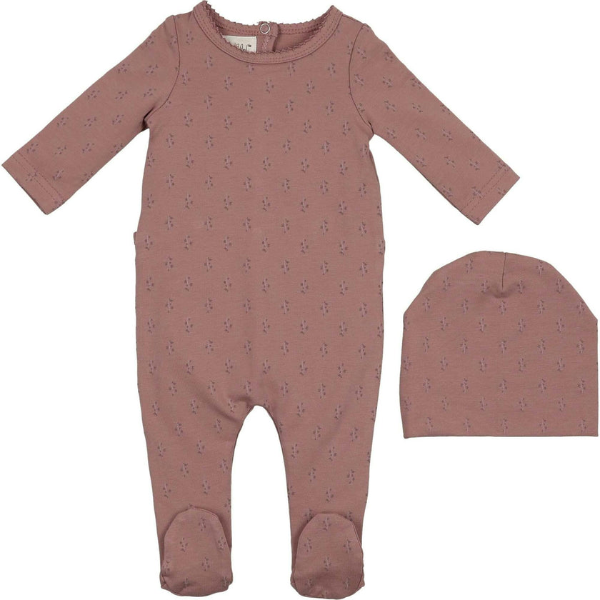 Printed Floral Footie