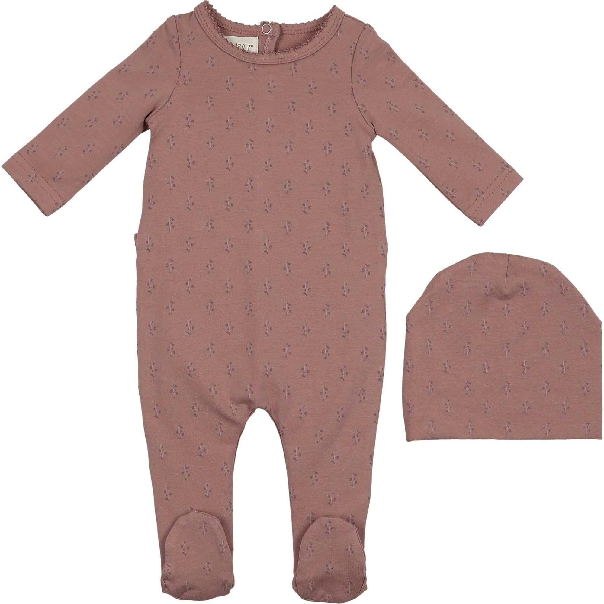 Printed Floral Footie