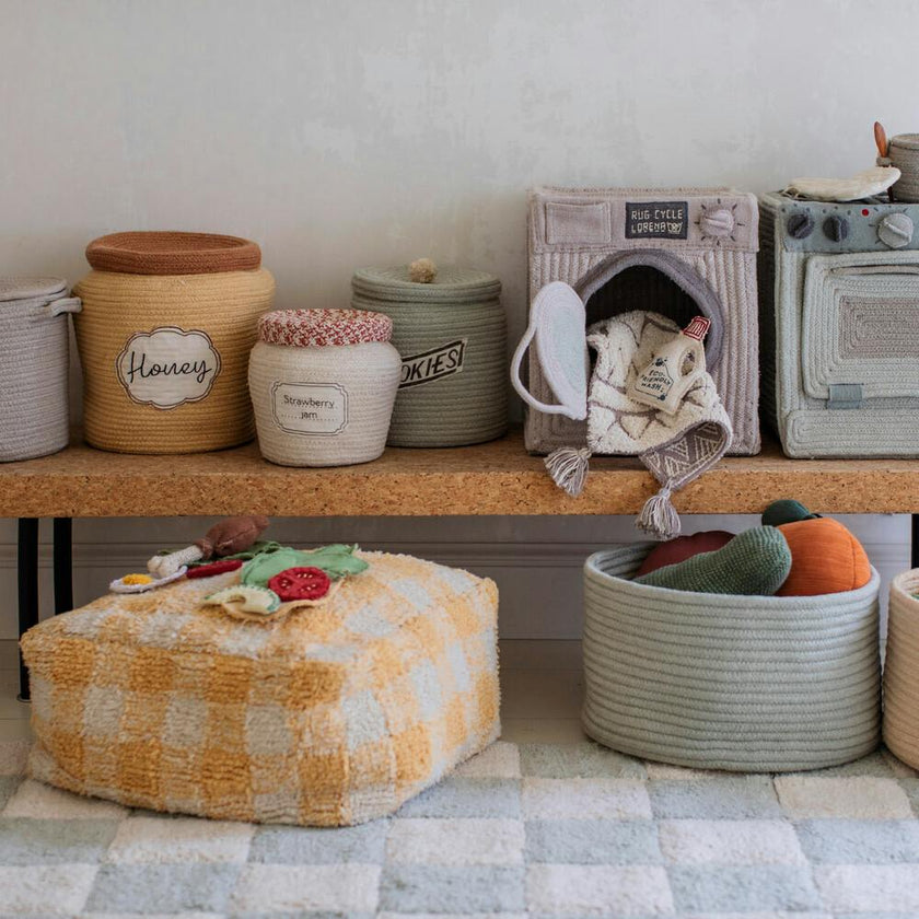 Gram Hand Braided Thick Cord Basket