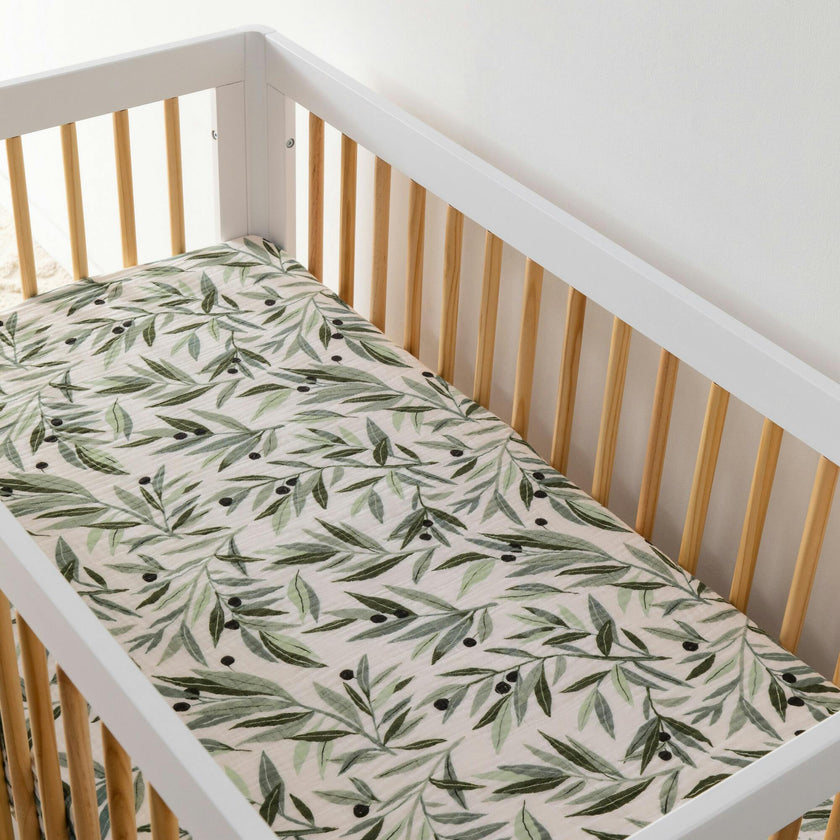 Organic Muslin Cotton Crib Sheet