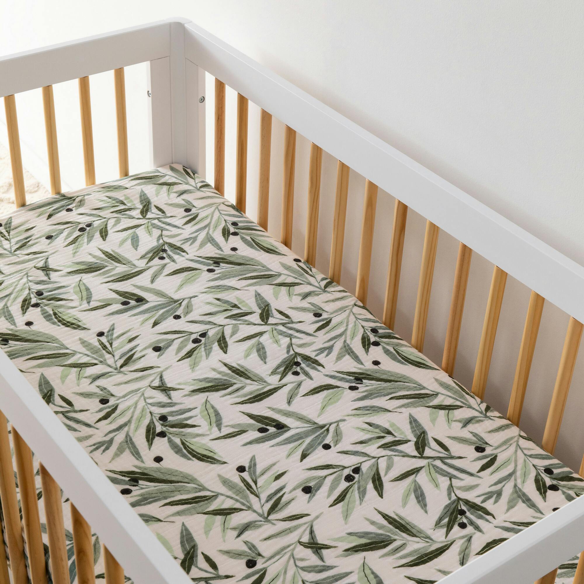 Organic Muslin Cotton Crib Sheet